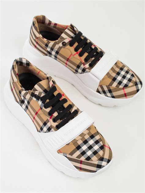 burberry checkered shoes